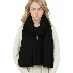 Swat Pany Scarf For Women Winter Pashmina Shawls For Women Wedding Shawls -Black